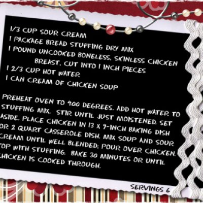 Stove Top One dish Chicken Bake