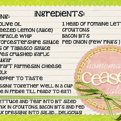 Homemade Ceaser salad