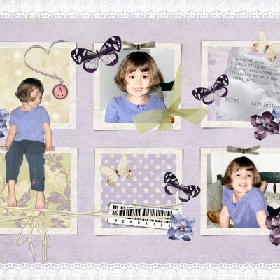 Ally purple layout