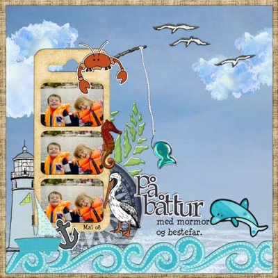 On a boat trip