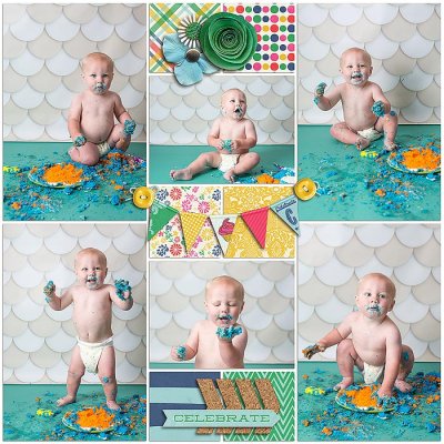 Brantley's Cake Smash (right)