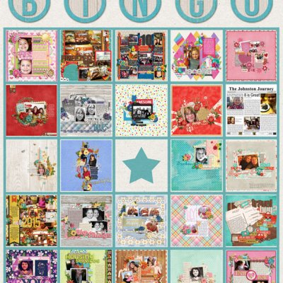 LoriJ's completed SSD Jan 2015 Bingo Card
