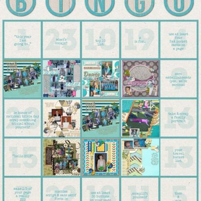 January  bingo card
