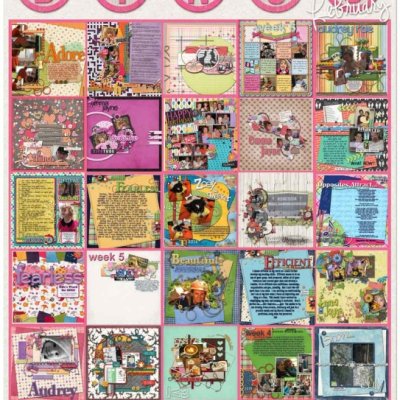 Completed BINGO Card