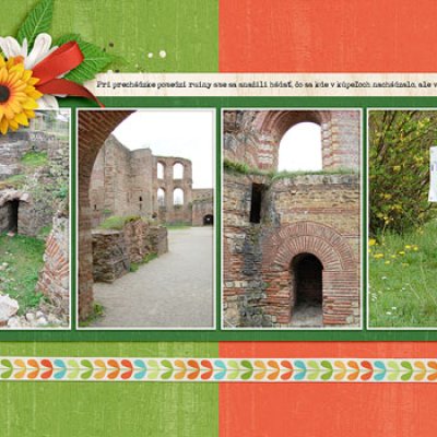 Ancient spa ruins, Trier