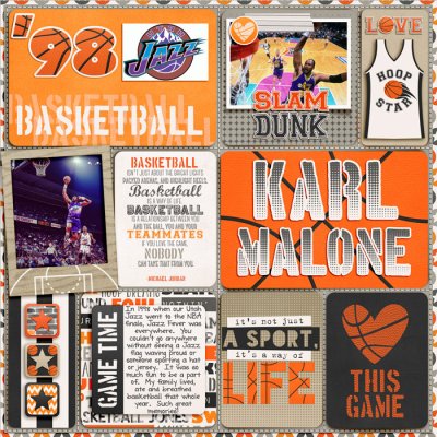 98 Jazz Basketball