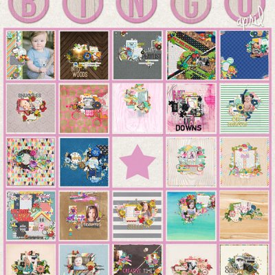 Crystal's April Bingo Card