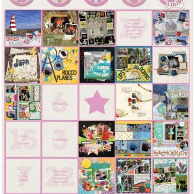 April Bingo Card