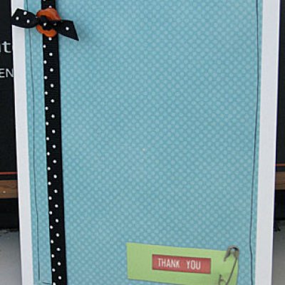 Thank you card - 52 card pick up #1
