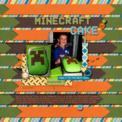 Minecraft Cake