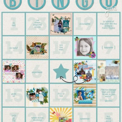 June Challenge Bingo Card