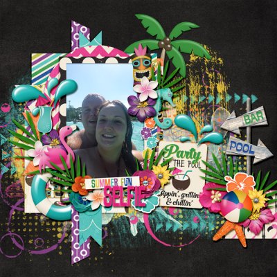 Summer fun selfie.
