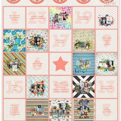 July Bingo Pattern