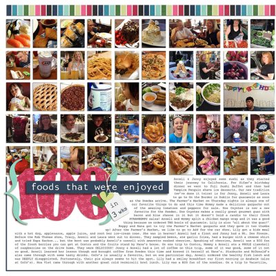100 Foods Enjoyed - Left