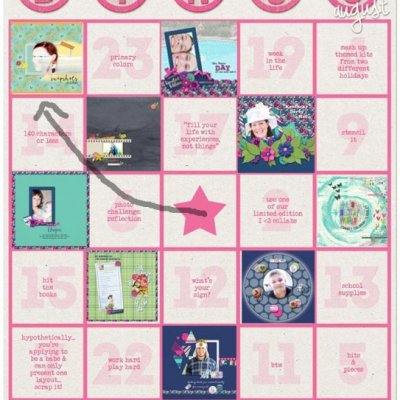 August 2015 Bingo Card