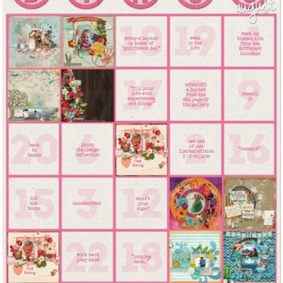 August Bingo Card