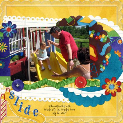 slide at the park