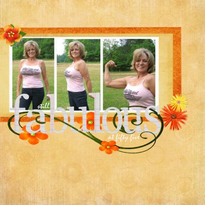 My mom at 55