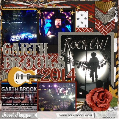 Garth Brooks 2014, right