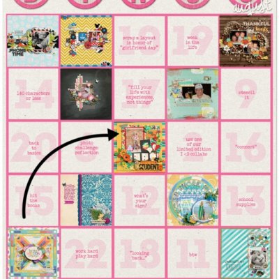 August Challenge Bingo