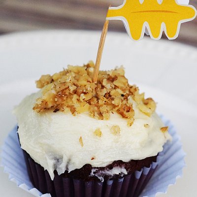 Leaf Cupcake Topper