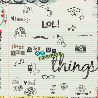 My Favorite Things (Bingo Challenge - i <3 Lists)