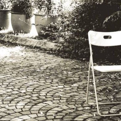 a lone chair..