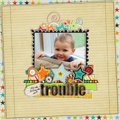 { the face of trouble }