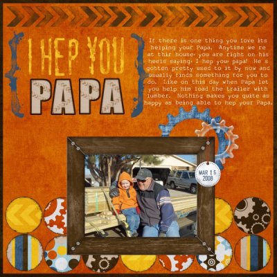 Helping Papa