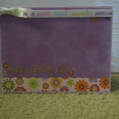 Sweet Baby Girl Card