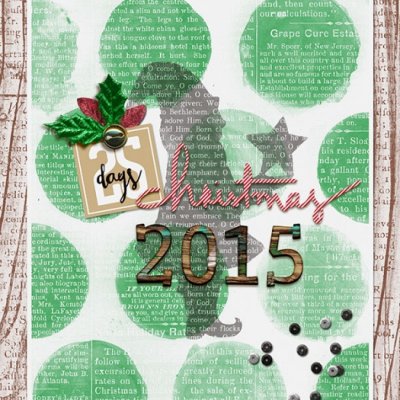 December Daily Cover and Day 01