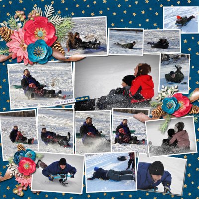 More sledding fun