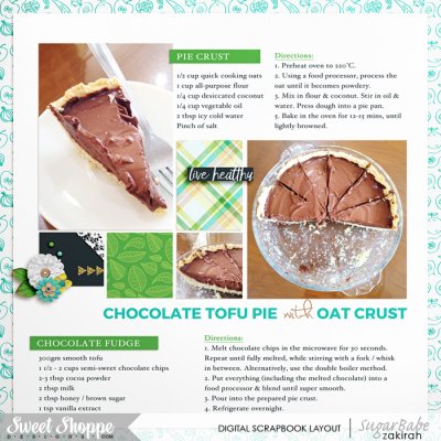 Chocolate Tofu Pie