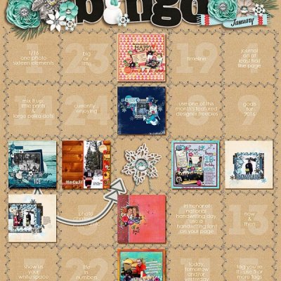 January Bingo Card
