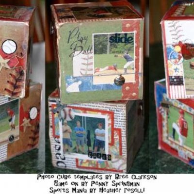 Photo Cube Coach Thank You