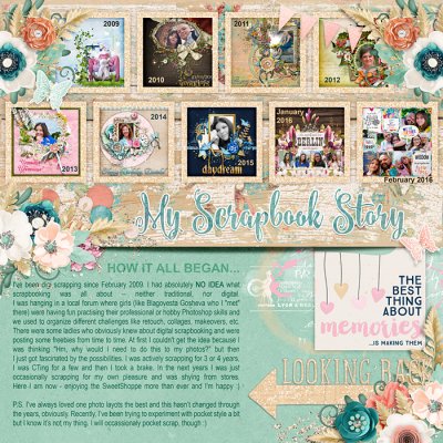 My scrapbook story