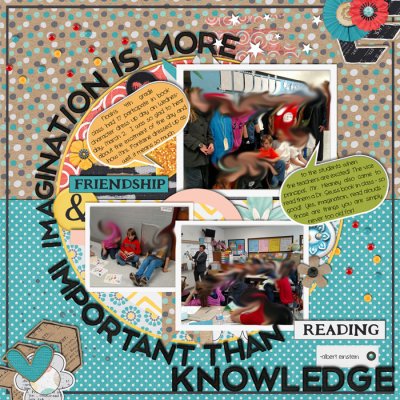 March BINGO #8 Imagination is More Important Than Knowledge
