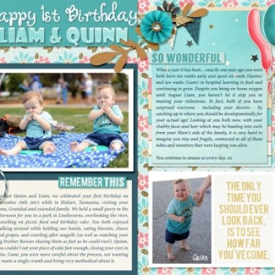 Twins 1st Birthday