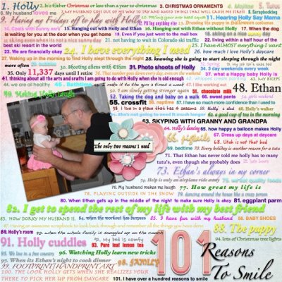 101 reasons to smile