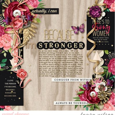 because I'm stronger