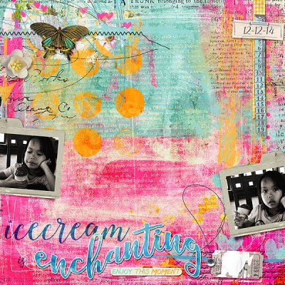 Ice cream enchantment #20 Tropical colors