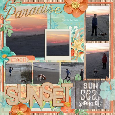 HN 20150330 Beach Sunset