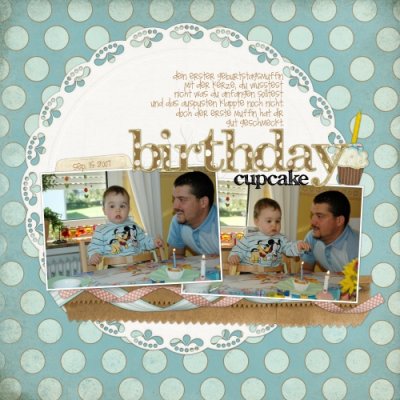 Birthday cupcake