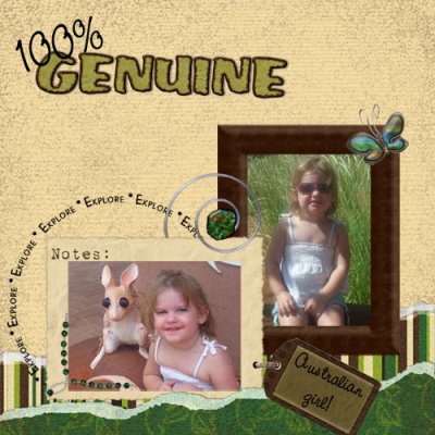 100% Genuine Aussie Girl