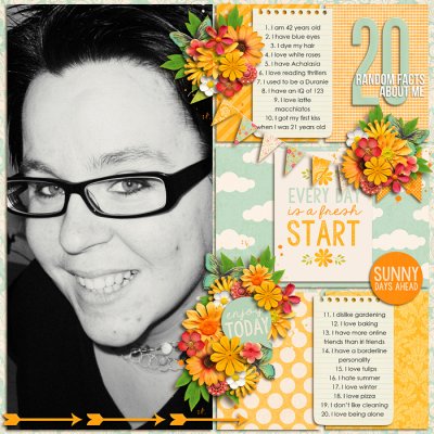 July Bingo #20: All About Me - Twenty Random Facts
