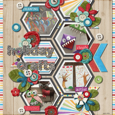 # 8 - Hexagons - Holiday Crafts