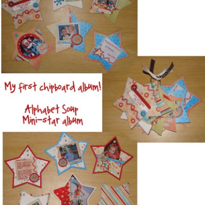 My first chipboard album!