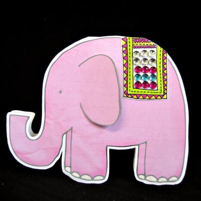 Elephant (hybrid shape card)