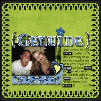 One Word Challenge #11 - Genuine