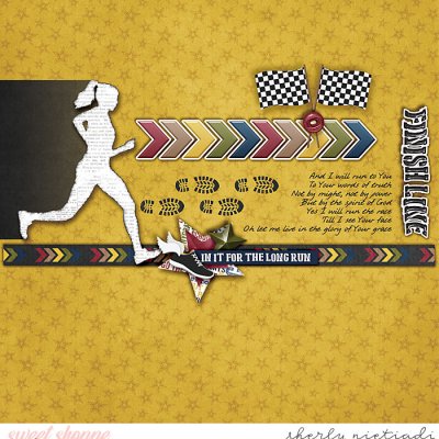 to the finish line